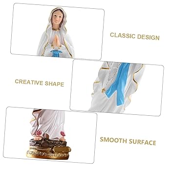 Amazon.co.jp: BESTonZON 聖母マリアフィギュリン 樹脂製 宗教的